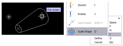 Cone context menu